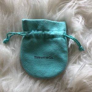 Tiffany & Co small blue drawstring bag